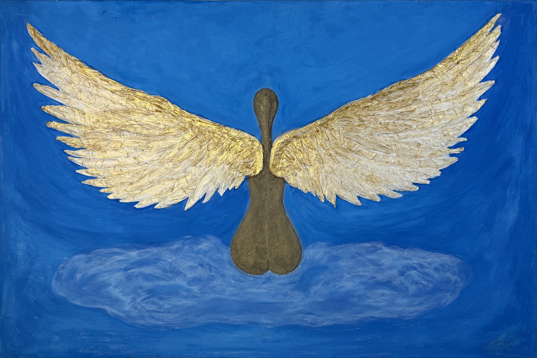 Ángel sobre nube